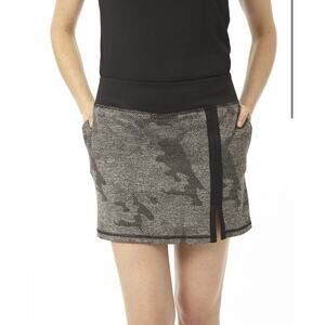 Chase54 Contour Shorts Gold Skort Gray Camouflage Size XS Athletic Pockets